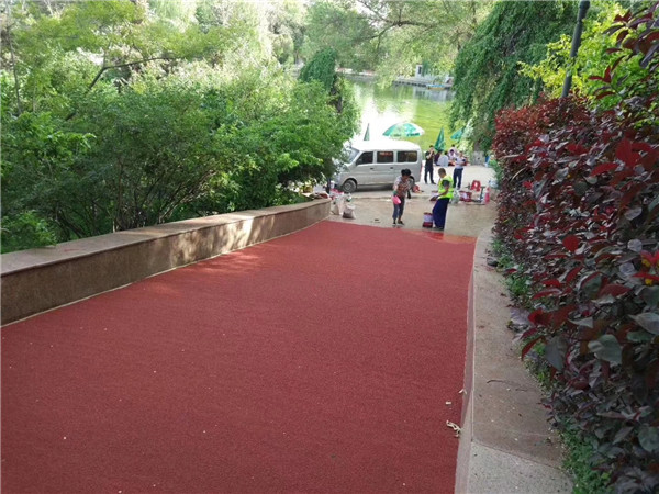 丰都彩色路面施工